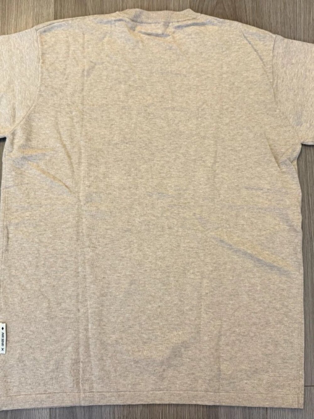 Celine Prada Dior or Other Lot of 2 Luxury Tee Shirts beige black sz L - Picture 3 of 6
